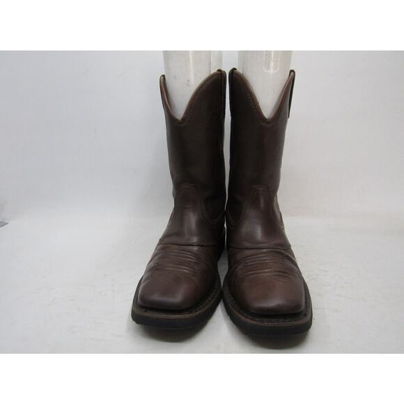 Cabela\'s Mens Size 9 D Brown Leather Stockman Cowboy Western Boots main image 10